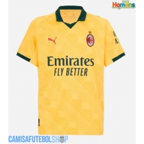 Camisa de time de futebol AC Milan Santiago Gimenez #7 Replicas 3º Equipamento 2025-26 Manga Curta